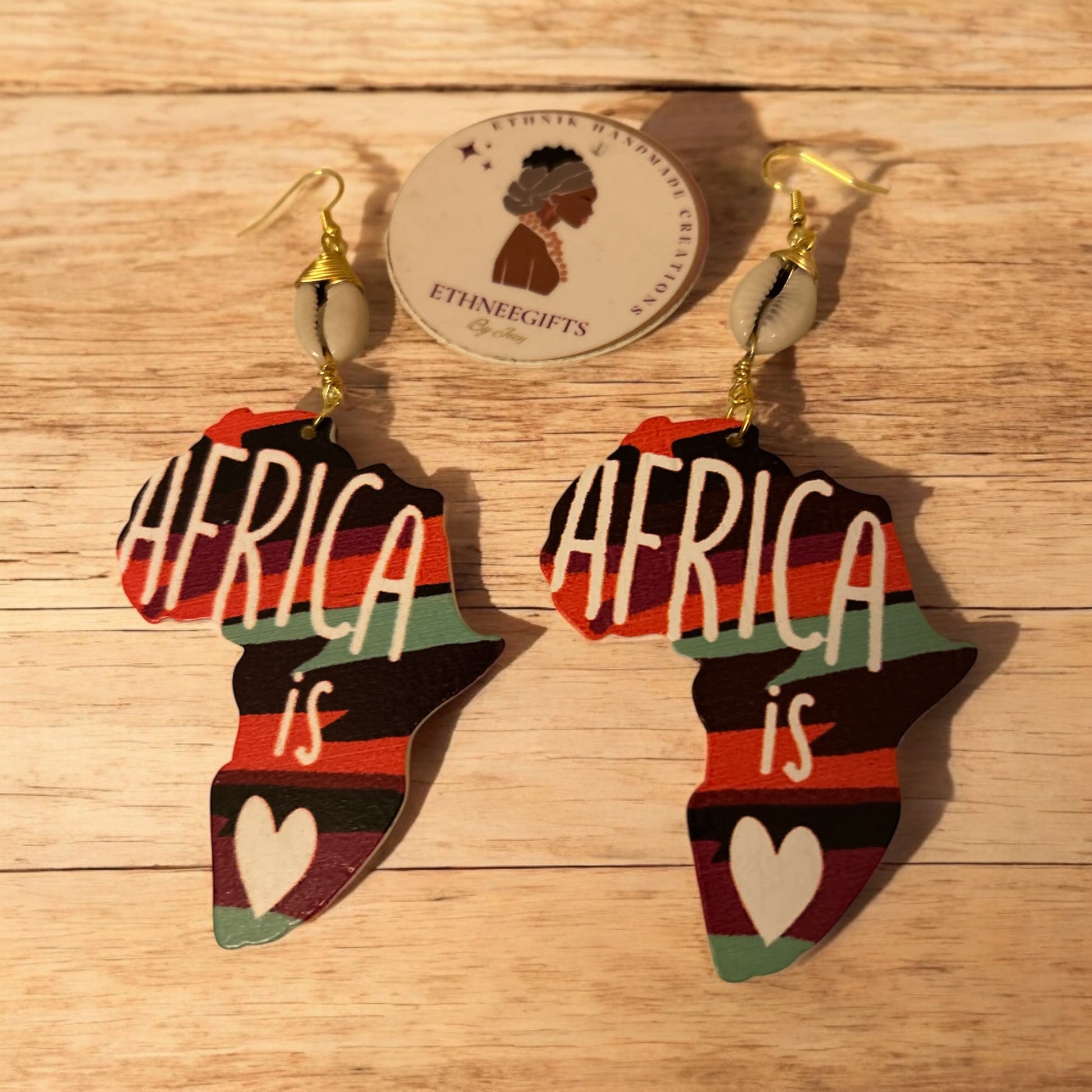 Earrings SANAA Africa Gold