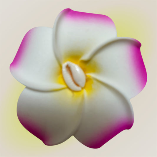 Medium Flower Clip Hair Pink - ETHNEEGIFTS