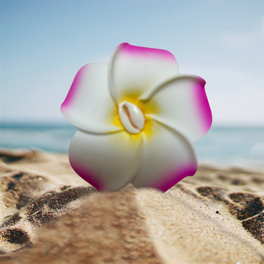 Medium Flower Clip Hair Pink - ETHNEEGIFTS